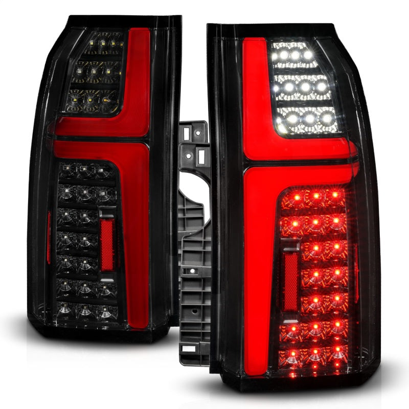 ANZO 311468 FITS 15-20 Chevrolet Tahoe Sequential LED Tube Taillights Black