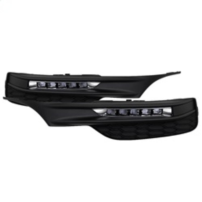 SPYDER 5083050 - Spyder Honda Accord Sedan 2016-2017 OEM LED Fog Lights W/Switch- Clear FL-HA2016-4D-LED-C