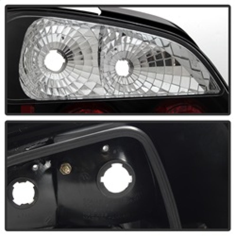 SPYDER 5007193 - Spyder Subaru Impreza WRX/Sti 02-03 4Dr (Not Fit Wagon)Euro Style Tail Lights Black ALT-YD-SI01-BK