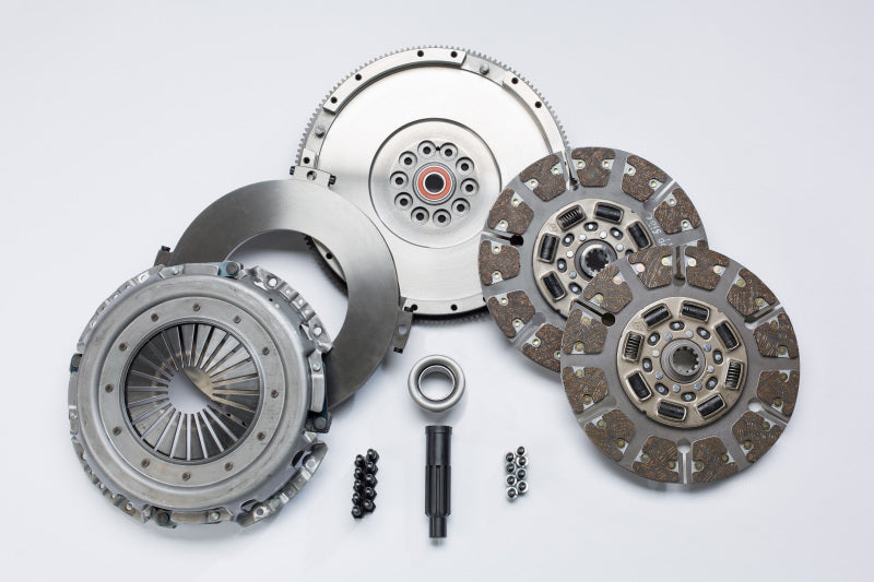 South Bend Clutch SFDD3250-6.4 - 08-09 Ford 6.4L ZF-6 Street Dual Disc Clutch Kit