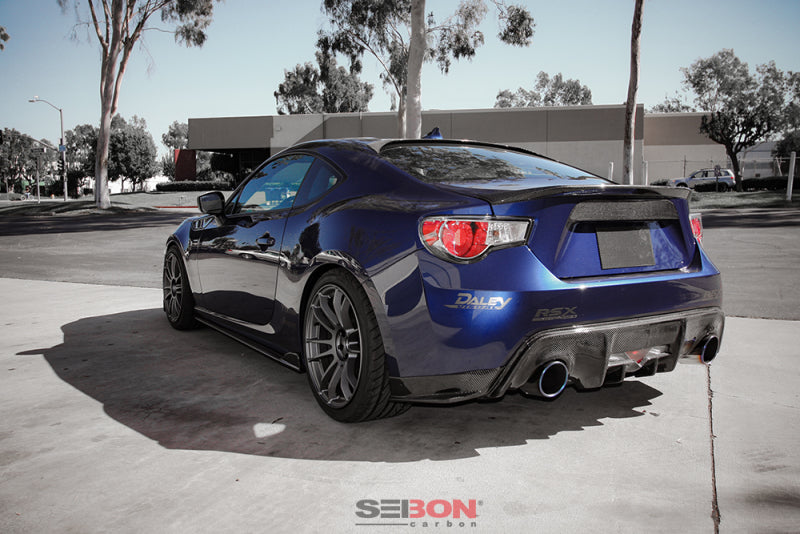 Seibon RFS1213SCNFRS FITS 12-13 Scion FRS Carbon Fiber Rear Fin Spoiler