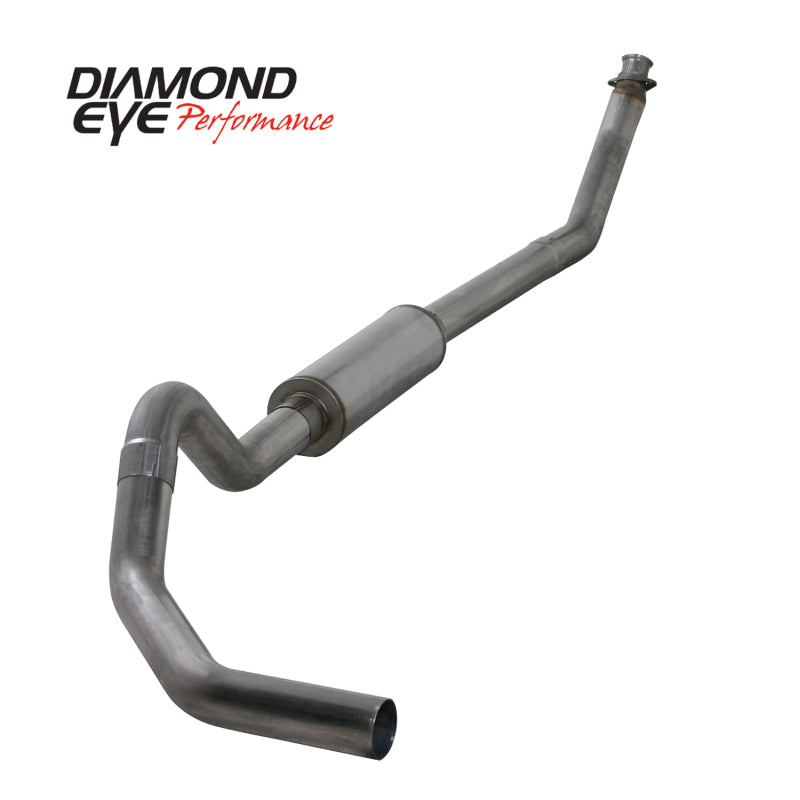 Diamond Eye Performance K4212S - Diamond Eye KIT 4in TB SGL SS: 98.5-02 DODGE CUMMINS 5.9L