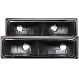 ANZO 511053 FITS: 1988-1998 Chevrolet C1500 Euro Parking Lights Black