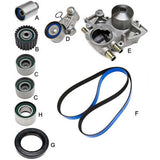 Gates TCKWP328RB - Subaru 06-07 WRX & 04-10 STi & 05-09 LGT Perf Racing Timing Belt Component Kit w/ Water Pump