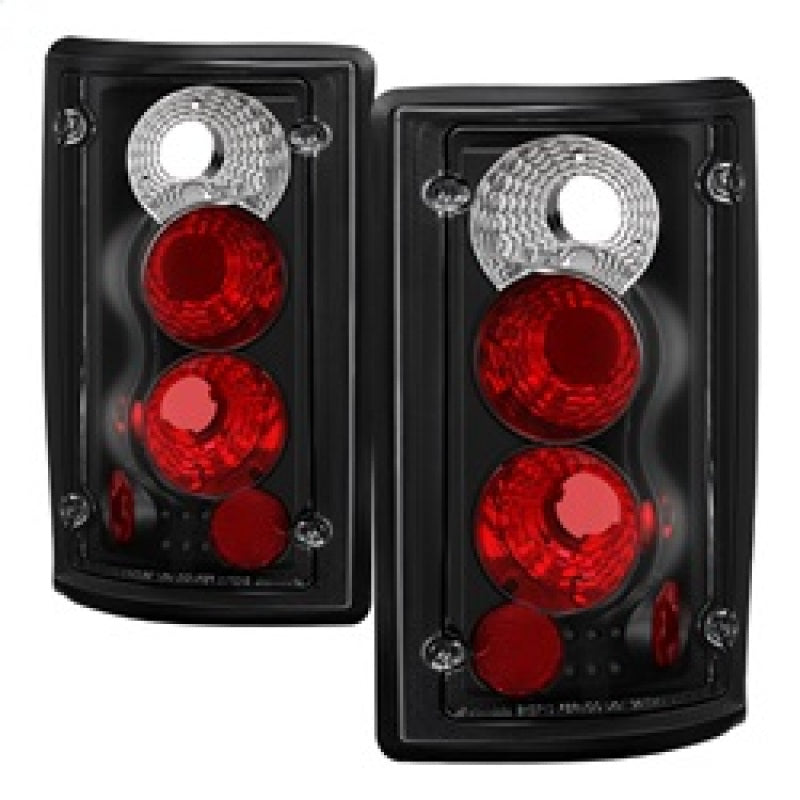 SPYDER 5002914 - Spyder Ford Excursion 00-06/Econoline 150/250/350/450/550 95-06 Euro Tail Lights Blk ALT-YD-FEC00-BK