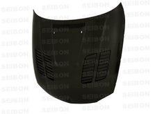 Load image into Gallery viewer, Seibon HD0809BMWE822D-GTR FITS 08-11 BMW 1 Series (E81/E82) 2DR/HB GTR-Style Carbon Fiber Hood