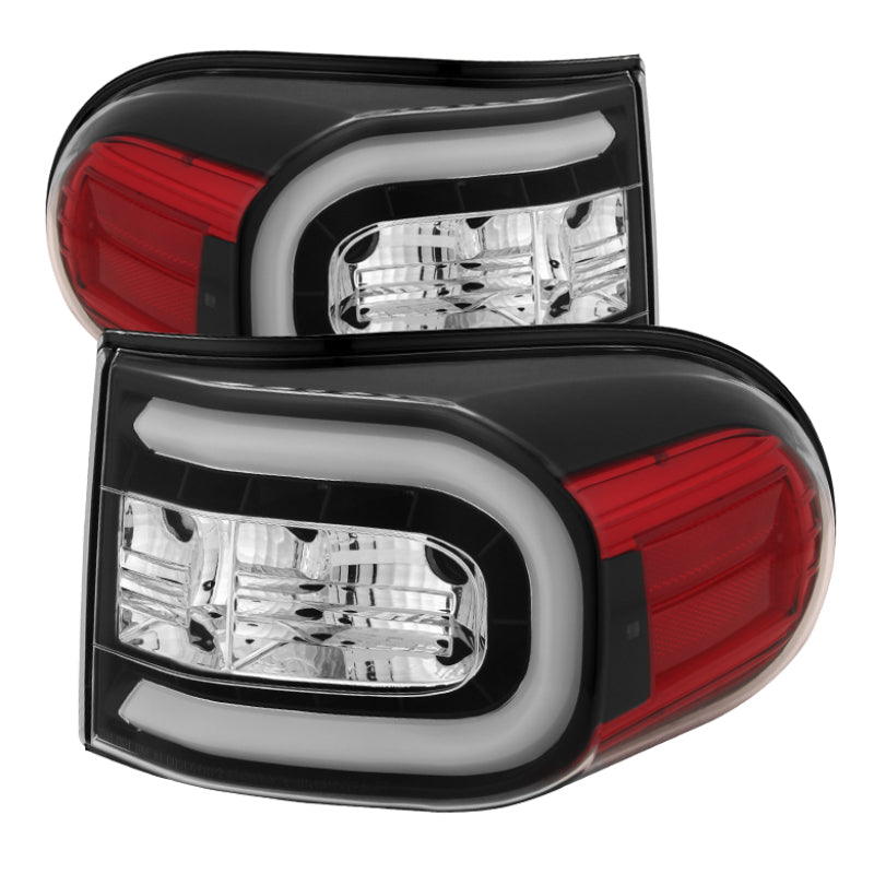 SPYDER 5079442 - Spyder Toyota FJ Cruiser 07-13 Light Bar LED Tail Lights Black ALT-YD-TFJ07-LBLED-BK