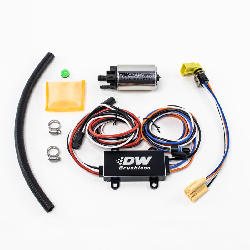 DeatschWerks 9-441-C101-0900 - DW440 440lph Brushless Fuel Pump w/ Single Speed Controller