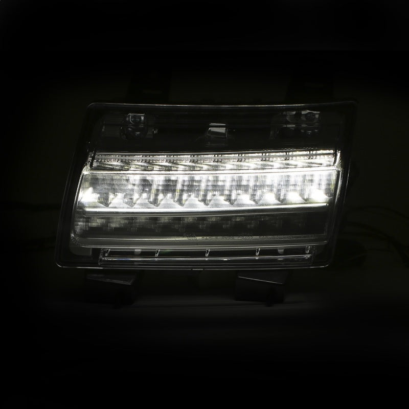 ANZO 511082 FITS 18-19 Jeep Wrangler JL LED Chrome Clear w/ Sequential Signal