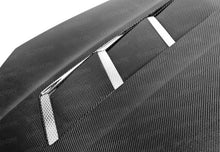 Load image into Gallery viewer, Seibon HD1213HYGEN2D-TS FITS 12-13 Hyundai Genesis TS Carbon Fiber Hood