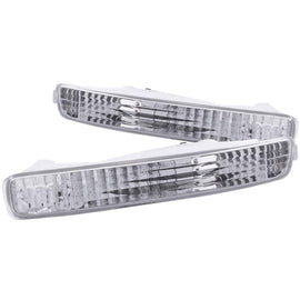 ANZO - [product_sku] - ANZO 1996-1997 Honda Accord Euro Parking Lights Chrome - Fastmodz