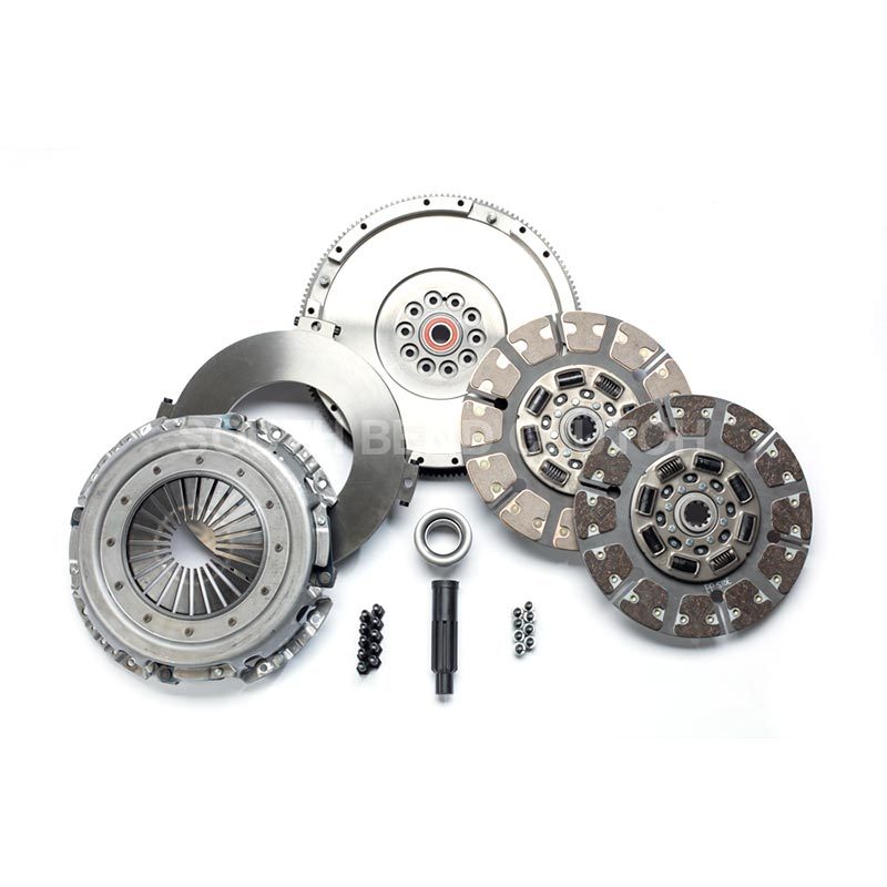 South Bend Clutch SFDD3250-6.0-ORG - 04-07 Ford 6.0L ZF-6 Street Dual Organic Disc Clutch Kit