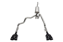 Load image into Gallery viewer, CORSA Performance 21199BPC FITS Corsa 19-23 Chevy Silverado 1500 CatBack Dual Rear Exit with Twin 4in Black Powder Ct ProSeries Tips