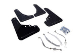 Rally Armor MF25-UR-BLK/GRY FITS: 12+ Fiat 500 (Pop/Sport/Lounge/Abarth) Black Mud Flap w/ Grey Logo