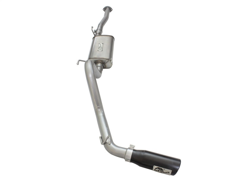 aFe 49-46024-B FITS MACH Force XP 2.5in Cat-Back Stainless Steel Exhaust System w/Black Tip Toyota Tacoma 13-14 2.7L