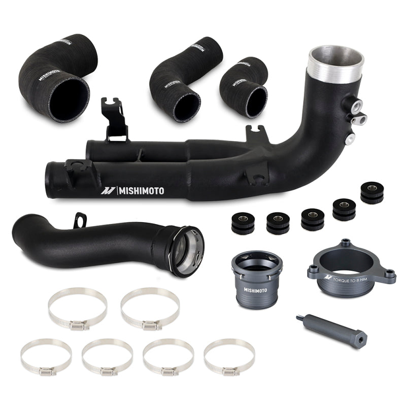 Mishimoto MMICP-G80-21 FITS 2021+ BMW G8X M3/M4 Hot Side Intercooler Charge Pipe Kit