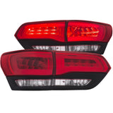 ANZO 311268 FITS 2014-2016 Jeep Grand Cherokee LED Taillights Red/Clear