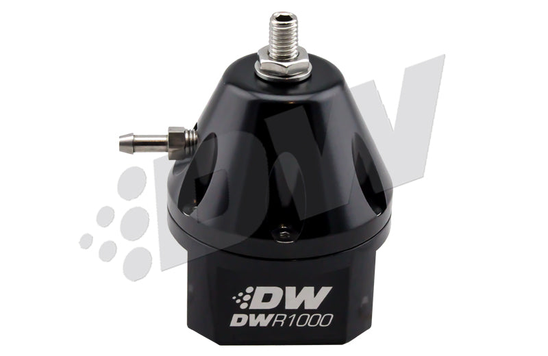 DeatschWerks 6-1000-FRB - DWR1000 Adjustable Fuel Pressure Regulator Black