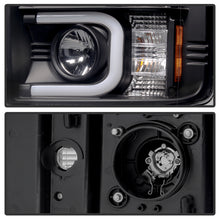 Load image into Gallery viewer, SPYDER 5081032 - Spyder Chevy Silverado 2014-16 2500 HD Projector Headlights Light Bar DRL Blk PRO-YD-CSHD14-LBDRL-BK