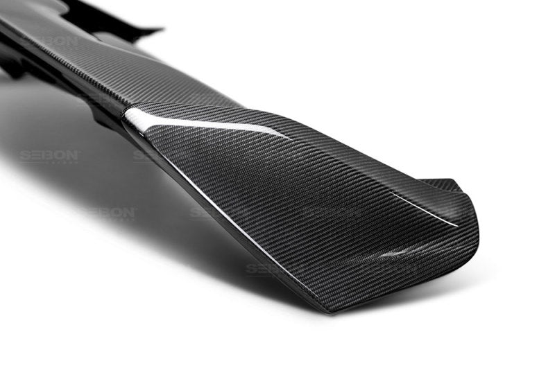 Seibon RS16FDFO FITS 2015-2017 Ford Focus ST/RS Hatchback Carbon Fiber Rear Spoiler (3rd Brake Light Not Included)