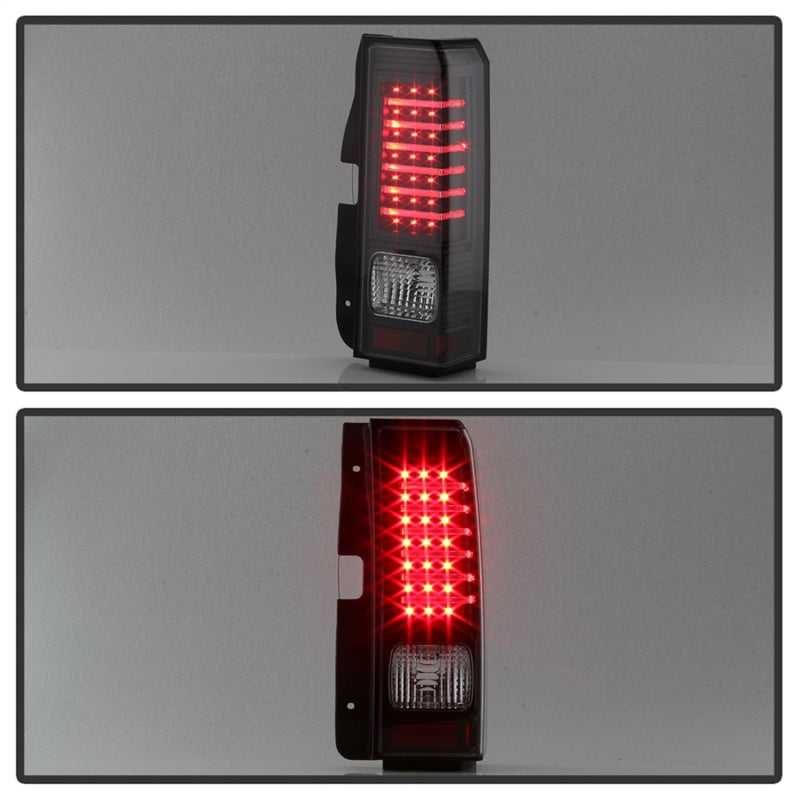 SPYDER 5017697 -Xtune Hummer H3 06-09 ( Non H3T ) LED Tail Lights Black ALT-ON-HH306-LED-BK