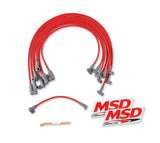 MSD X_35599 FITS 35599 - 8.5MM Spark Plug Wire Set - Red