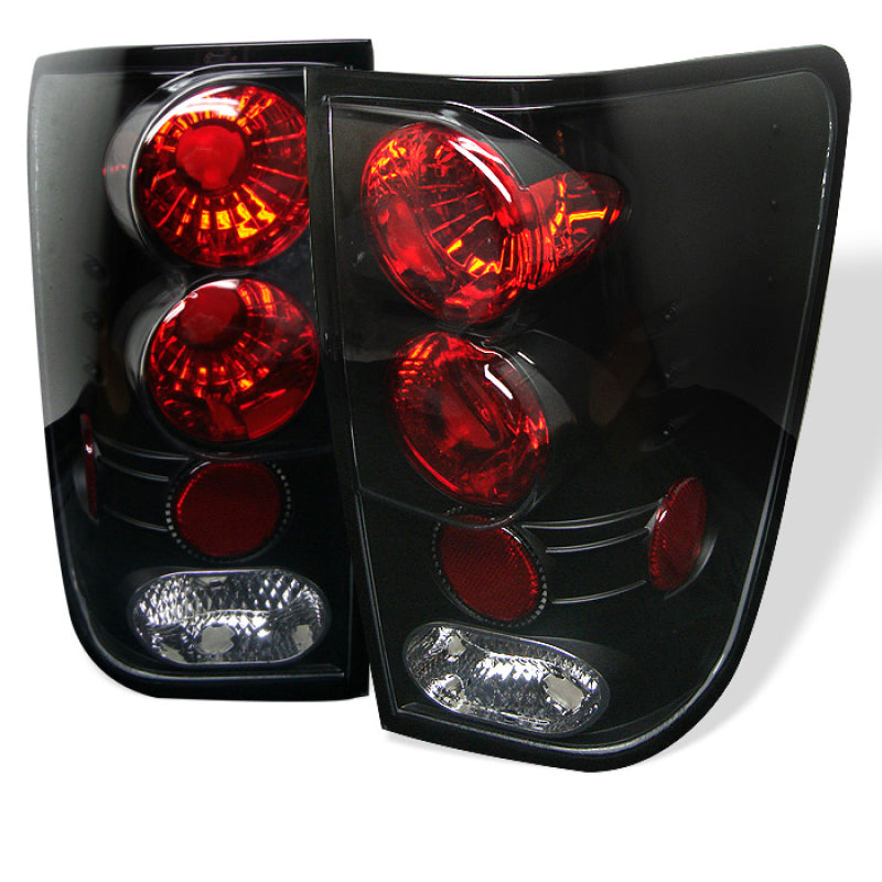 SPYDER 5007025 - Spyder Nissan Titan 04-14 Euro Style Tail Lights Black ALT-YD-NTI04-BK