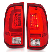 Load image into Gallery viewer, ANZO 311358 FITS 2008-2016 Ford F-250 LED Taillights Chrome Housing Red/Clear Lens (Pair)