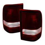 SPYDER 9030574 - Xtune Ford Ranger 93-97 OE Style Tail Lights Red Smoked ALT-JH-FR93-OE-RSM