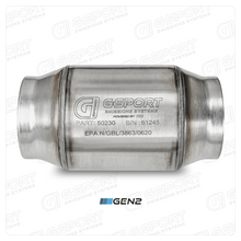 Load image into Gallery viewer, G-Sport 50230 - GESI 400 CPSI GEN 2 EPA Compliant 3.0in Inlet/Outlet Catalytic Converter