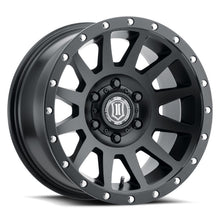 Load image into Gallery viewer, ICON 2018905560SB - Compression 18x9 5x150 25mm Offset 6in BS Satin Black Wheel