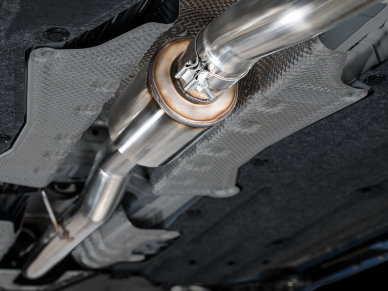 AWE Tuning 3020-52287 FITS 2023 Honda Civic Type R FL5 Track Edition Exhaust w/ Triple Chrome Silver Tips