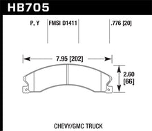 Load image into Gallery viewer, Hawk Chevy/GMC Express/Silverado/Savana/Sierra 15/25/35/4500 SuperDuty Rear Street Brake Pads - free shipping - Fastmodz