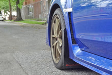 Load image into Gallery viewer, Rally Armor MF32-UR-WH/RD FITS: 15-21 Subaru WRX/STI (Sedan ONLY) White UR Mud Flap w/ Red Logo