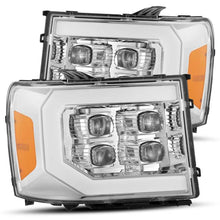 Load image into Gallery viewer, AlphaRex 880607 FITS 07-14 GMC 2500HD NOVA LED Proj Headlight Plank Style Matte Blk w/Activ Light/Seq Signal/DRL