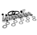 Race Star 601-1433-10 - 14mm x 1.5 Open End 1.38in Shank w/ .875in Head 15+ Mustang Deluxe Lug Kit 10 PK