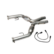 Load image into Gallery viewer, BBK 1637 FITS 05-10 Mustang 4.6 Short Mid X Pipe With Catalytic Converters 2-3/4 For Long Tube Headers