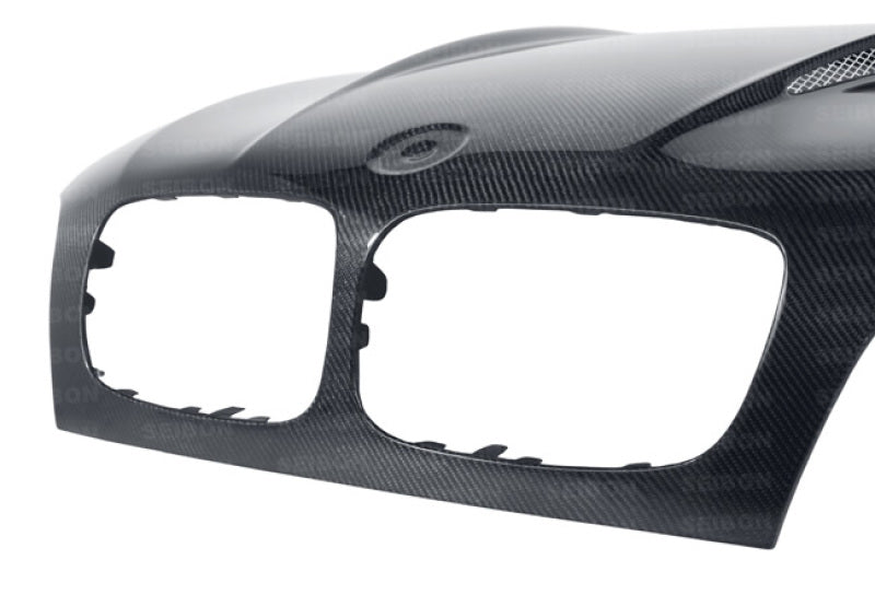 Seibon HD0709BMWE70-TH FITS 07-10 BMW X5/X6 (E70/E71) TH-Style Carbon Fiber Hood