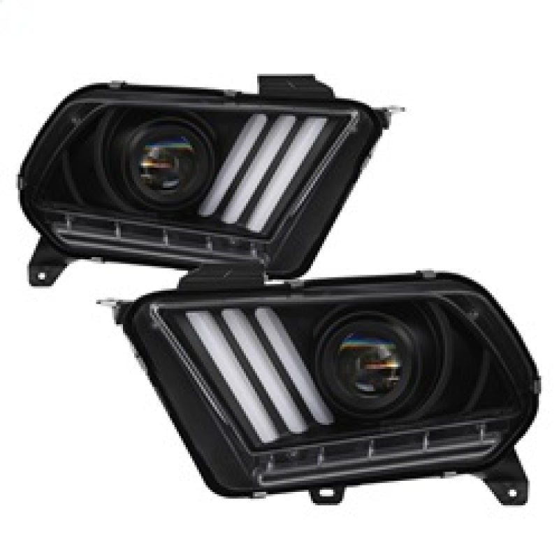 SPYDER 5084569 - Spyder Ford Mustang 10-13 Projector HeadlightsHID Model OnlyBlack PRO-YD-FM2010V2-HID-BK