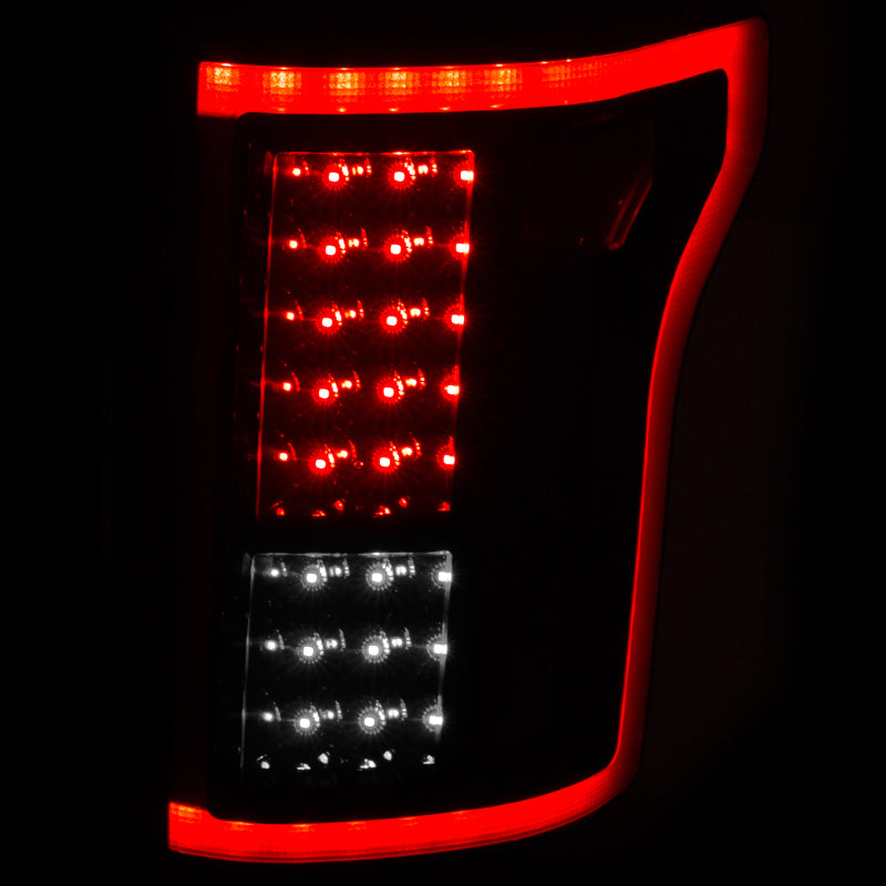 ANZO - [product_sku] - ANZO 2015-2016 Ford F-150 LED Taillights Black - Fastmodz