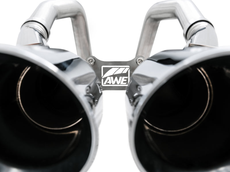AWE Tuning 3020-42073 FITS 14-19 Chevy Corvette C7 Z06/ZR1 (w/o AFM) Track Edition Axle-Back Exhaust w/Chrome Tips