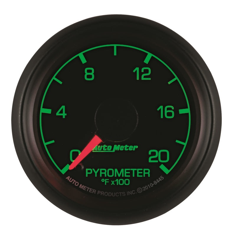 AutoMeter 8445 - Autometer Factory Match Ford 52.4mm Full Sweep Electronic 0-2000 Deg F EGT/Pyrometer Gauge