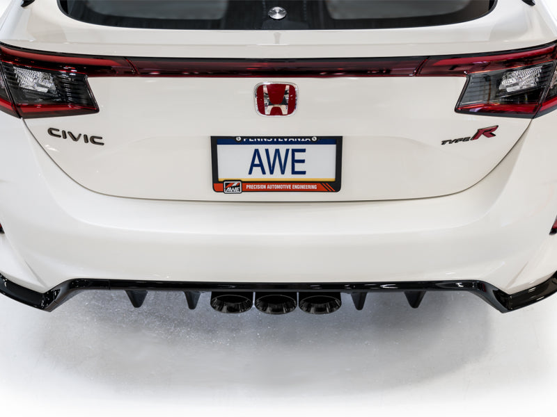AWE Tuning 3020-53287 FITS 2023 Honda Civic Type R FL5 Track Edition Exhaust w/ Triple Diamond Black Tips