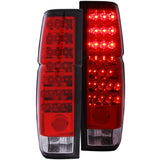 ANZO 311034 FITS: 1986-1997 Nissan Hardbody LED Taillights Red/Clear