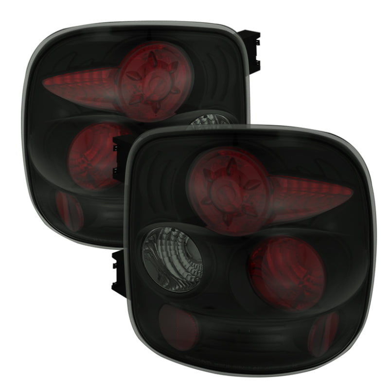 SPYDER 5078070 - Spyder Chevy Silverado Stepside 99-04 Euro Style Tail Lights Black Smoke ALT-YD-CS99STS-BSM