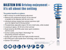 Load image into Gallery viewer, Bilstein 48-217170 - B16 (PSS10) 12-13 BMW 328i 2.0L &amp; 3.0L/335i 3.0L Front &amp; Rear Performance Suspension System