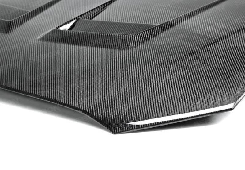 Seibon HD0809MITEVOX-DV FITS 08-12 Mitsubishi Lancer Evo X DV-Style Carbon Fiber Hood