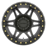 Method Wheels MR10679060544B -Method MR106 Beadlock 17x9 -44mm Offset 6x5.5 108mm CB Matte Black w/BH-H24125 Wheel