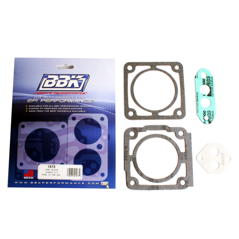 BBK 1573 FITS 86-93 Mustang 5.0 75mm Throttle Body Gasket Kit