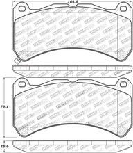 Load image into Gallery viewer, StopTech Performance 08-09 Lexus IS F Front Brake Pads